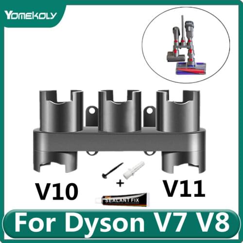For Dyson V7 V8 V10 V11 Vacuum Cleaner Place Brush Head Nozzle Cleaning Accessories Bracket Storage Shelf Fixed Bracket Parts
