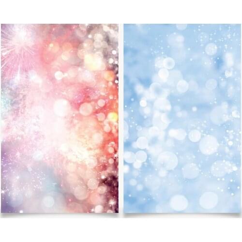 Big Size 60X90CM 3D Printing double sides Fireworks and Water Bubble Background For Photo Studio