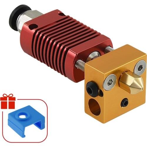 MK8 Assembled Extruder Hot End kit for Ender 3 CR10 printer 1.75mm 0.4mm Nozzle aluminum heating block 3d printer accessories