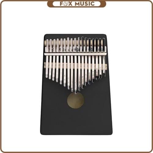 Kalimba Acoustic Body 17 Keys Solid Wood Kalimba Box Africa Thumb Pinao Kalimba Beginner K07-Black