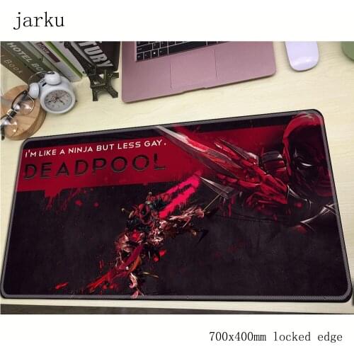 Deadpool pad mouse large computador gamer mause pad 700x400X2MM padmouse best seller mousepad ergonomic gadget office desk mats