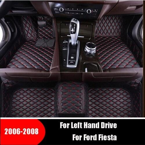 Carpets For Ford Fiesta 2006 2007 2008 Car Floor Mats Foot Pedals Custom Rugs Waterproof Interior Accessories Styling