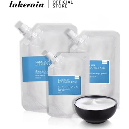Lakerain DIY Lip Gloss Base Oil Moisturizing Matte Lip Gloss Raw Material Gel Lip Gloss Business Liquid Lipstick 50/100/200ml