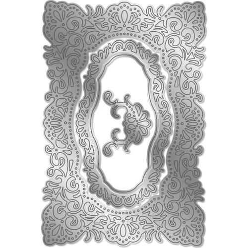 Metal Cutting Dies Filigree Frame Irregular Shape For DIY Scrapbooking Embossing Album Paper Cards Dies 2021 New
