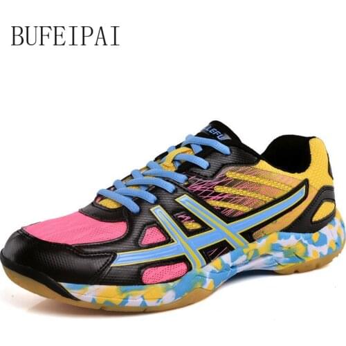 BUFEIPAI ladies badminton shoes casual shoes non-slip shock absorption professional sports shoes men sports badminton shoes