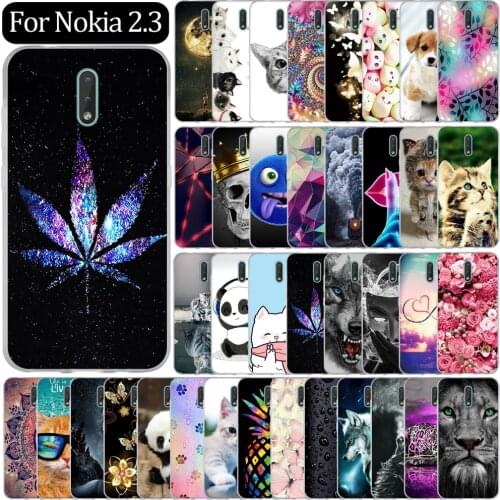 Soft TPU Case For Nokia 2.3 Case Silicone Painting Back Cover For Nokia 2.3 Phone Case Funda Coque Capa Bumper Shell Protective