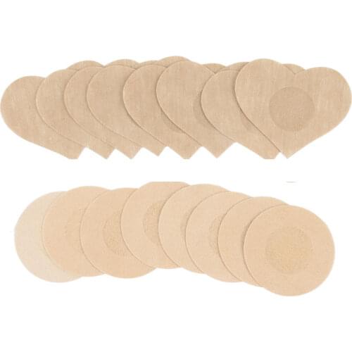 Women Nipple Hiding Pasties Adhesive Nipple Covers Breast Petals Disposable Pads Female Stickers for Nipples Chest 10/50Pcs