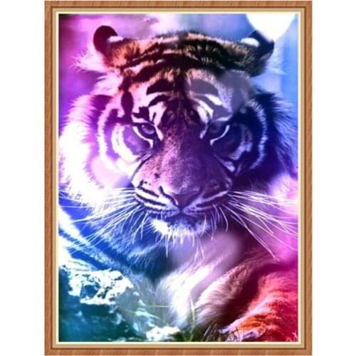 New products Diamond embroidery 5d diy diamond painting tiger full square diamond mosaic picture of rhinestones home decor