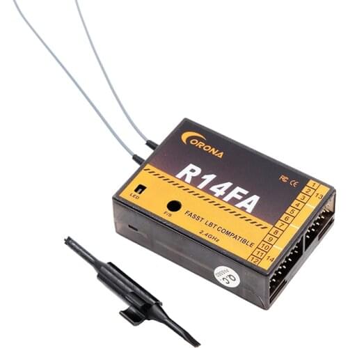 Corona R14FA 2.4Ghz Fasst Compatible Reciver for FUTABA