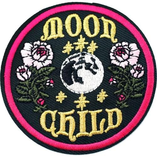 Flower Size:7.8x7.8cm Iron On Patch Badges Embroidered Applique Sewing Clothes Stickers Garment Apparel Accessories