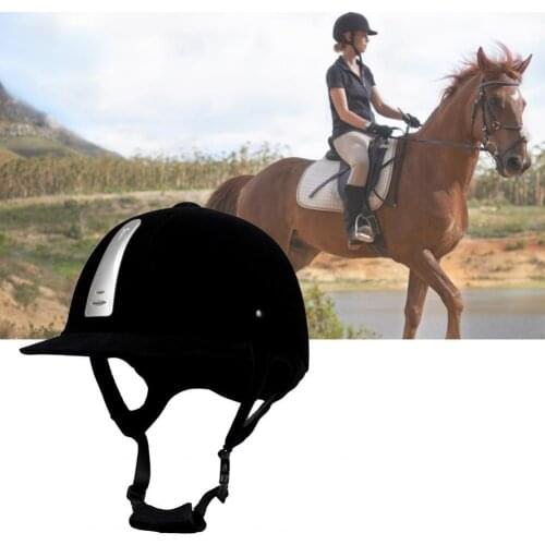 Equestrian Helmet Unisex Breathable Equestrian Helmet Adjustable Horse Riding Cap for Racecourse Equestrian Supplies Riding Hats