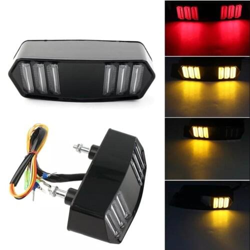 Warning Light Motorcycle Signal Lamp Turn Signal Flashing LED Light Running Brake Motorcycle Stop Lamp for Honda MSX125