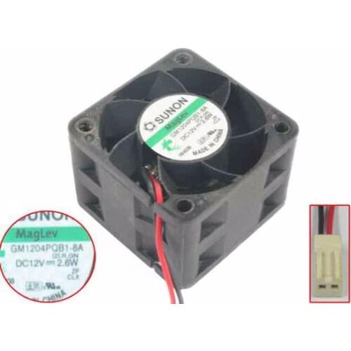 SUNON GM1204PQB1-8A (2).R.GN Server Cooling Fan DC 12V 2.6W 40x40x28mm 2-wire