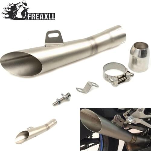 35MM-51MM Universal Motorcycle Exhaust Pipe Escape Scooter Muffler With DB Killer For YAMAHA XJ6 YZF R1 R6 MT-09 MT-07 T-MAX530