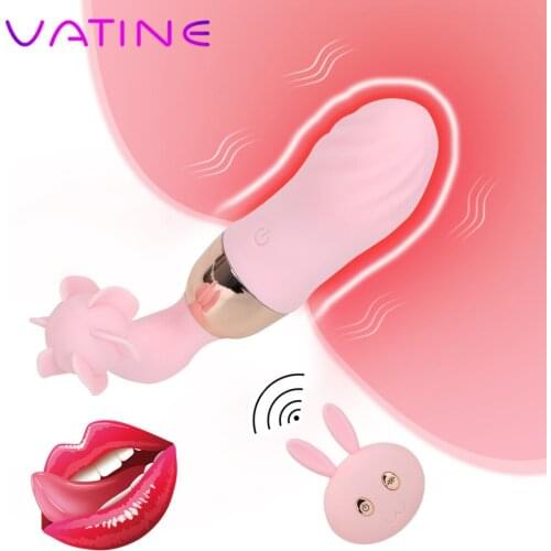 VATINE 12 Frequency Remote Control Vibrator Sex Toys For Woman Up Rotation Rabbit Vibrator Clitoris Stimulator