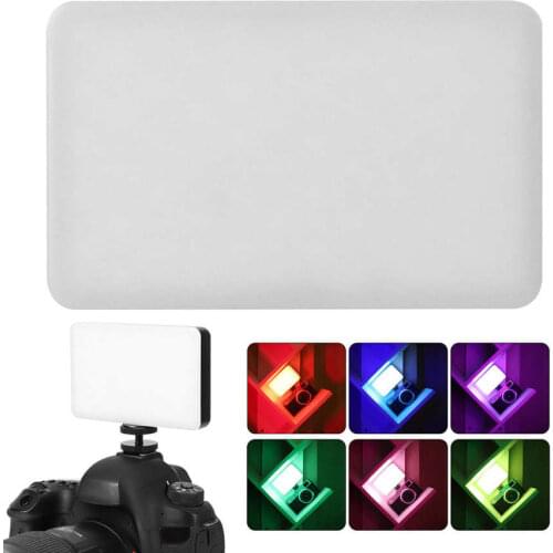 VIJIM VL120 Dual Color Temperature 3200 5600K Fill Light with Softbox 6 Color Filter photo light ring light