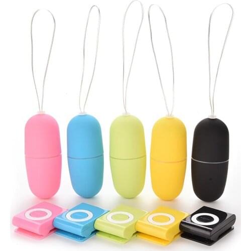 Waterproof Portable Wireless MP3 Vibrators Remote Control Women Vibrating Egg Body Massager Sex Toys Adult Products Dro