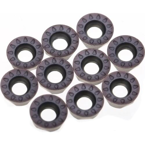 10pcs/lot Carbide Alloy Inserts RPMT08T2M0E-JS VP15TF RPMT08T2 Insert For Milling Machine Tools