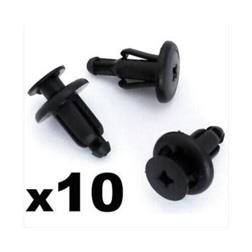 X10 Easy Removal For Honda Kawasaki For BMW Motorbike Fairing Panel Plastic Trim Clips 7mm