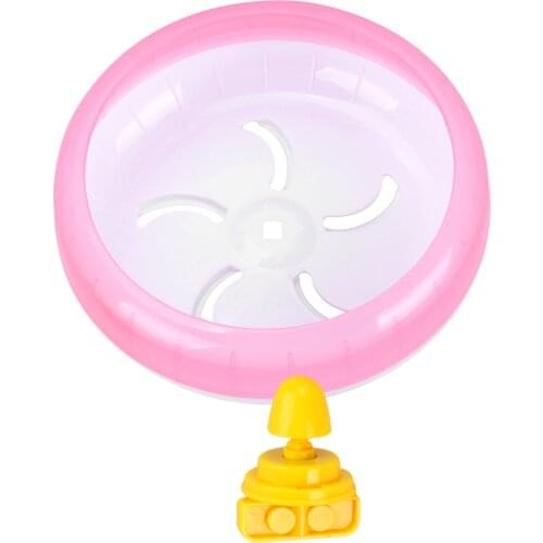 1Pc 14cm Hamster Wide Suitability Hamster Mice Gerbil Rat Exercise Wheel Silent Spinner PP Run Disc Small Animal Pet Toy