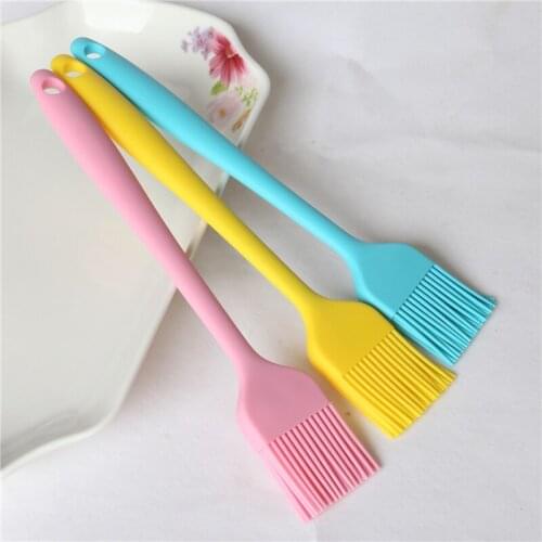 3PC Integrated silicone brush high temperature kitchen barbecue bread kitchen pancake brush Barbecue tools