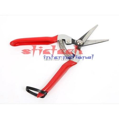By dhl or ems 50pcs 185mm Pruners SK5 Carbon Steel Branch Garden Fruit Tree Pro Pruning Shears Scissor Grafting cutting Tool