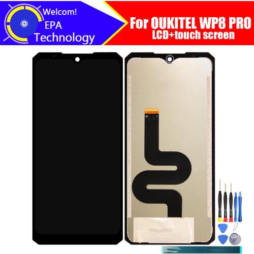 6.49 inch OUKITEL WP8 PRO LCD Display+Touch Screen Digitizer Assembly 100% Original New LCD+Touch Digitizer for WP8 PRO +Tools