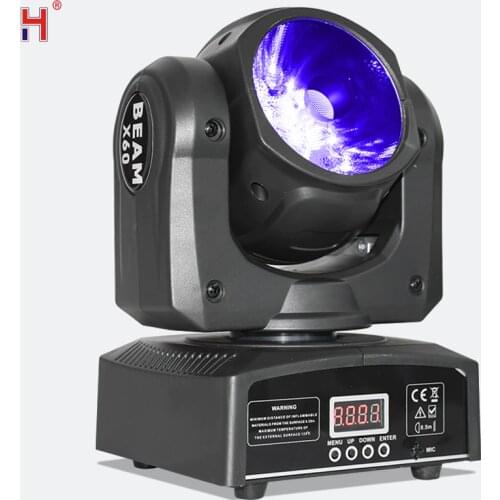 60W Led Rgbw 4In1 Beam Moving Head Light Super Bright Dj Spot Dmx Stage Light