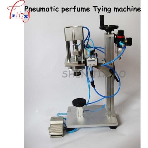 Pneumatic perfume sealing machine automatic perfume capping machine perfume bottle valve door sealing machine 1pc