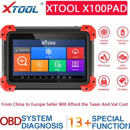 XTOOL X100 PAD X100 PRO2 Key Programmer OBD2 Diagnostic Scanner Automotive Code Reader Multi-Language with EEPORM For Lexus