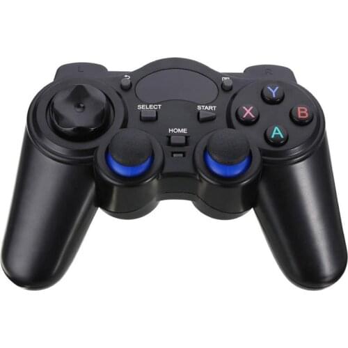 For PC Android Mobile Phone TV Box Smart TV 2.4G Wireless Gaming Controller Gamepad Joystick With Micro USB/OTG Wireless Gamepad