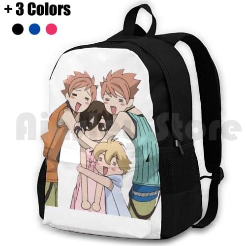 Big Hug You Lil Cutie! Outdoor Hiking Backpack Waterproof Camping Travel Haruhi Haruhi Fujioka Hikaru Kaoru Ouran Ouran High
