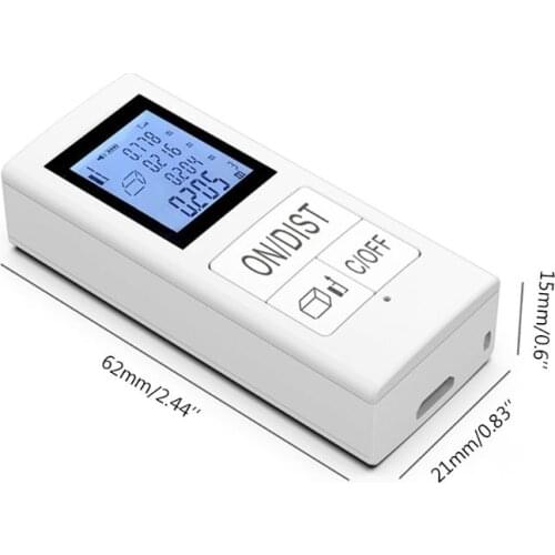 Mini Digital distance meter Rechargeable Measure 98Ft/30M Sino Measure Home Use Measurement Tool 0.03-30m rangefinder