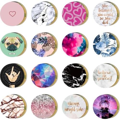 Colorful Round Smartphone Metal Plate Magnetic Disk Phone Stand Car Phone Holder Metal Plate Iron Sheets for Car Phone Holder