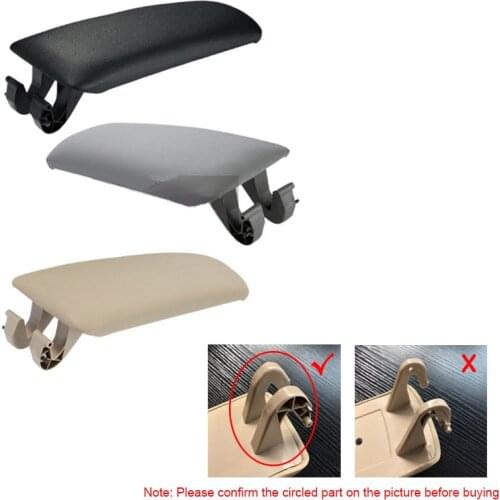 For Audi A4 B6 B7 2002 2003 2004 2005 2006 2007 Leather Arm Rest Center Console Lid Cover Black/Gray/Beige Car Armrest Pads
