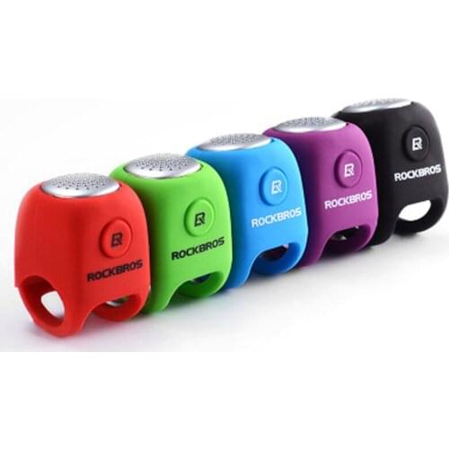 Electric Cycling Bell 90 dB Horn Rainproof MTB Bicycle Handlebar Silica Gel Shell Ring Bike Bell Bicycle Accessories