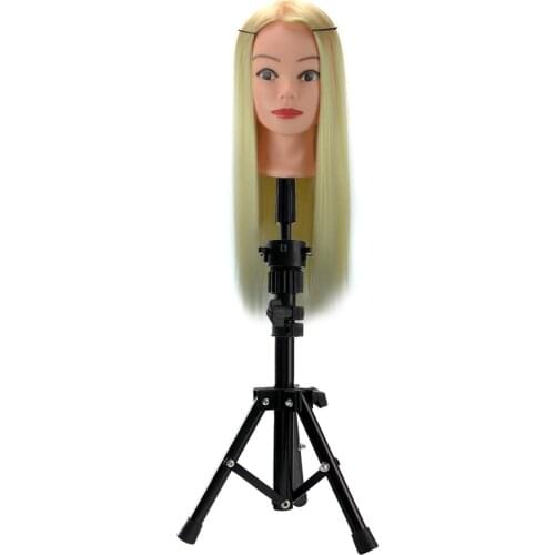 Headform Stent Prosthesis Doll Head Holder Brackets Wig Hair Model Head Tripod Bracket MPwell
