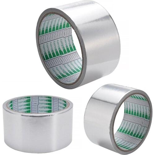 1Roll Aluminium Self Adhesive Foil Tape Repair Panel Tool 48mm x 10m Repair Foil Tapes Mayitr
