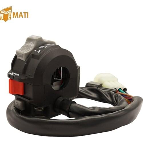 Left Handlebar Switch Control Start Engine Run Off Headlight for Yamaha ATV YFZ450 YFZ 450 Replacement 5TG-83973-09-00