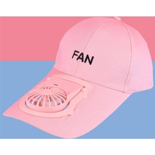 Fashion Simple Hat Portable Creative Sun Hat Electric Fan Usb Charging Fan Hat High-quality Materials Cap