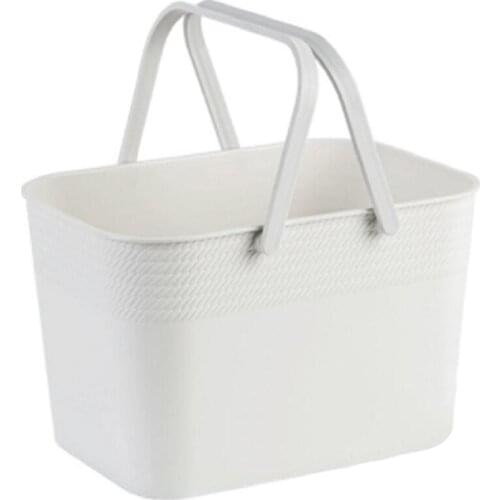 Makeup Organizer Sundries Storage Box Case Bath Organizer Bath Basket Shower Storage Basket with Handle