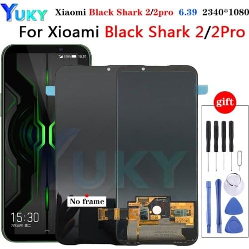 Original Amoled Voor For Xiaomi Black Shark 2 Lcd Voor Xiaomi Black Shark 2 Pro Lcd Touch Screen Digitizer Vergadering lcd