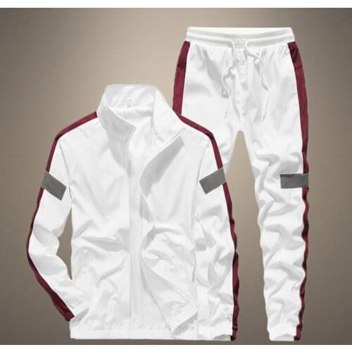 2021 Autumn Men Sets Sportsuit Workout Jogger Mens Tracksuit Street Hip Hop 2-piece Set Gym Fitness Sportswear New Clothes Mal