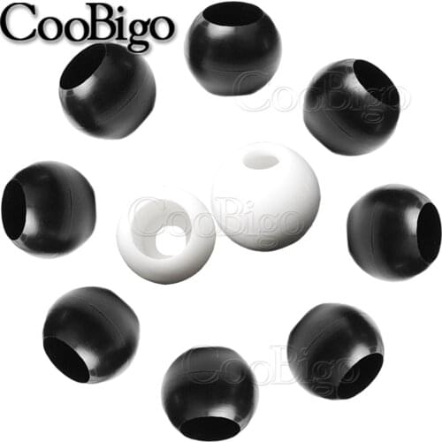 Pony Plastic Bead Bungee Ball Cord Ends Clips Stopper Clamp Elastic Rope Make Sewing DIY Parts Hair Braid Bracelet Backpack 5pcs