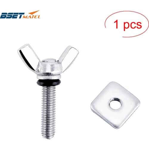Manual Tail Rudder Accessories Fin Replacement Kit Screw Longboard Sliding Surfboard Boat Stainless Steel 316 Yacht Plate Center