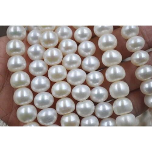 2020 Top Fashion Real Natural Beads Charm Beads For Jewelry Making Wholesale 10mm Genuine Freshwater Pearl String Free Shipping