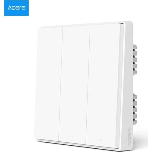 Aqara Smart Light Control ZiGBee Wireless Key And Wall Switch Via Smarphone APP Remote With Neutral Line Smart Home Kit