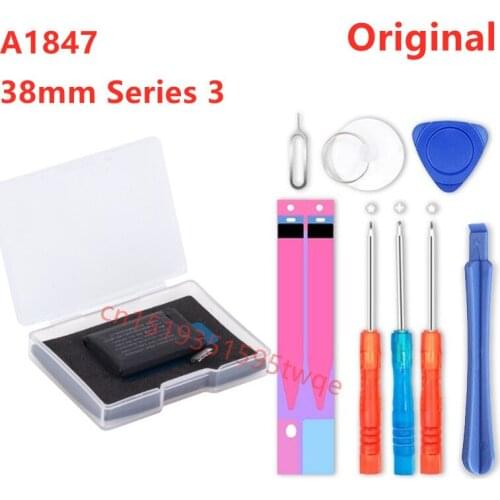 100% Original GPS A1847 Battery Real 262mAh For Apple watch 3 438mm Series 3 gps a1847 battery