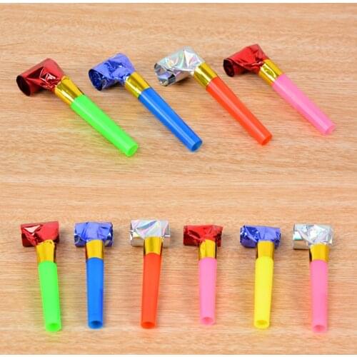 30pcs Kids Party Favors Blowouts Celebration Activities Cheerleading Noise Maker Whistles Toys Funny Prop Small Gifts Speaker