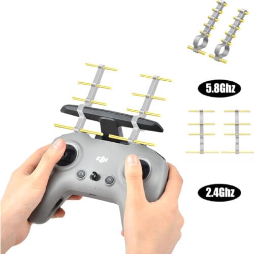 5.8/2.4Ghz Antenna Amplifier for DJI FPV Drone Remote Controller Signal Booster Antenna Range Extender FPV Accessories
